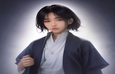 UI设计师在双屏工作站上使用亚洲色库为移动APP界面配色，屏幕显示日式清雅色系界面效果